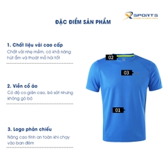 ÁO CHẠY BỘ NAM ARSUXEO SIÊU NHẸ, THOÁNG KHÍ -  MS49