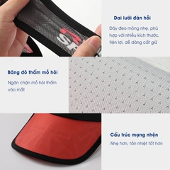 MŨ LƯỠI TRAI NỬA ĐẦU THỂ THAO SIÊU NHẸ, THOÁNG KHÍ GOLOVEJOY - MS257