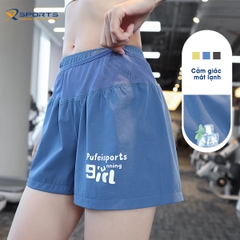 QUẦN ĐÙI CHẠY BỘ MÙA HÈ 2 LỚP THOÁNG KHÍ, NHANH KHÔ - MS297