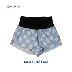Quần liền đai hai lớp chạy bộ nam nữ MS372 57 Màu 1
