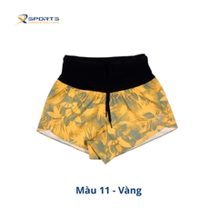 Quần liền đai hai lớp chạy bộ nam nữ MS372 57 Màu 1