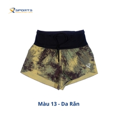 Quần liền đai hai lớp chạy bộ nam nữ MS372 57 Màu 1