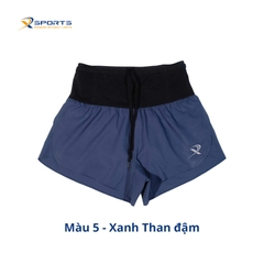 Quần liền đai hai lớp chạy bộ nam nữ MS372 57 Màu 1