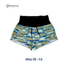 Quần liền đai hai lớp chạy bộ nam nữ MS372 57 Màu 3