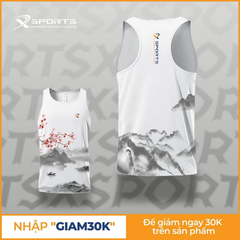 ÁO CHẠY BỘ THIẾT KẾ HOA ĐÀO XSPORTS MS340