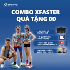 COMBO XFASTER 2:  ÁO XANH + QUẦN XANH (TẶNG ĐAI CHẠY BỘ)