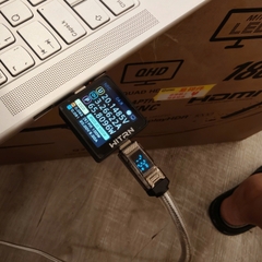 [Instock] Dây Toocki C-C bọc dù 100w, có màn hiển thị công suất