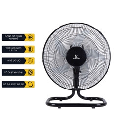 [Instock] Quạt sàn tích điện Kuscheln KRF25-01 , 05 cánh 16inch,  pin 12.000maH (Kho đối tác)