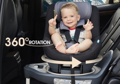 [Ghế trẻ em] Thương hiệu APRAMO METRO HUB ( Anh Quốc ) – Xoay 360°, khoá ISOFIX