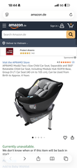 [Ghế trẻ em] Thương hiệu APRAMO METRO HUB ( Anh Quốc ) – Xoay 360°, khoá ISOFIX