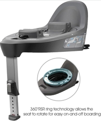 [Ghế trẻ em] Thương hiệu APRAMO METRO HUB ( Anh Quốc ) – Xoay 360°, khoá ISOFIX