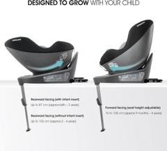 [Ghế trẻ em] Thương hiệu APRAMO METRO HUB ( Anh Quốc ) – Xoay 360°, khoá ISOFIX