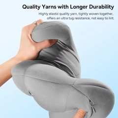 [Instock] BỘ COMBO GỐI TỰA LƯNG + TỰA ĐẦU BASEUS BẰNG CAO SU NON MÀU XÁM (Kho đối tác)