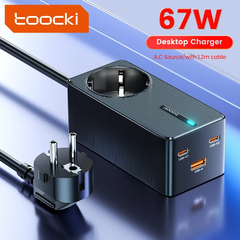 [Instock] Ổ CẮM ĐIỆN KIÊM CỦ SẠC MINI TOOCKI (Kho đối tác)