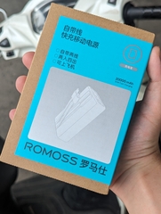 [Instock] Pin dự phòng Romoss 20.000mAh 30W, kèm 2 dây C+L (Kho đối tác)