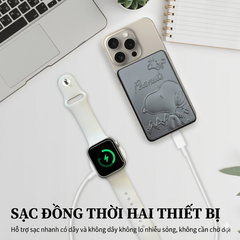 [Instock] PIN DỰ PHÒNG MAGSAFE NHÂN VẬT PEANUT KHÔNG HỘP (Kho đối tác)