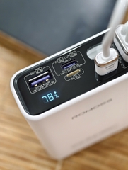 [Instock] PIN DỰ PHÒNG ROMOSS 20.000MAH 22.5W KÈM CÁP 2 ĐẦU TIỆN DỤNG  (Kho đối tác)
