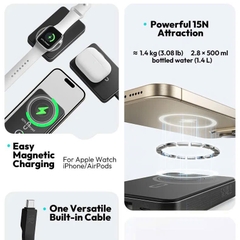[Instock] PIN DỰ PHÒNG ROMOSS MAGSAFE 10.000MAH 30W, SẠC ĐƯỢC IPOD, SMARTWATCH (Kho đối tác)
