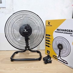 [Instock] Quạt sàn tích điện Kuscheln KRF25-01 , 05 cánh 16inch,  pin 12.000maH (Kho đối tác)