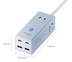 [Order] Ổ điện kiêm sạc GAN Philips 7in1