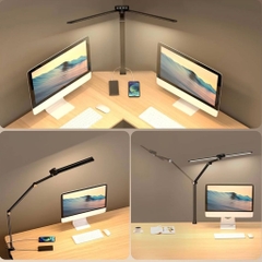 [Instock] Đèn kẹp bàn hai đầu JW5512