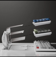 Kệ bàn phím decor - Màu Trong suốt