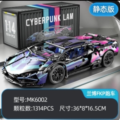 Mô hình lắp ráp Xe Lamborghini Tỉ lệ 1:14