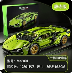 Mô hình lắp ráp Xe Lamborghini Tỉ lệ 1:14