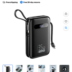[Instock] PIN DỰ PHÒNG 20.000MAH,35W THƯƠNG HIỆU ENERGYQC BÁN TẠI AMAZON (Kho đối tác)