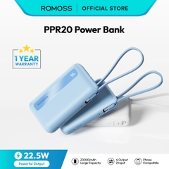 [Instock] Sạc dự phòng Romoss 10.000-20.000mAh -22.5w, hàng bỏ mã, có lỗi ngoại quan(Kho đối tác)