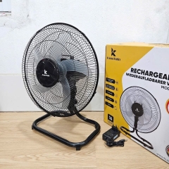 [Instock] Quạt sàn tích điện Kuscheln KRF25-01 , 05 cánh 16inch,  pin 12.000maH (Kho đối tác)