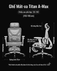 [Order] Ghế công thái học Saigu A-MAX
