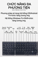 [Order] Bàn phím không dây gấp gọn