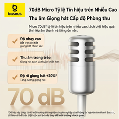 [Instock] Tai nghe có dây BASEUS ANCOK - K1 (Chân cắm Type C) - Kho đối tác