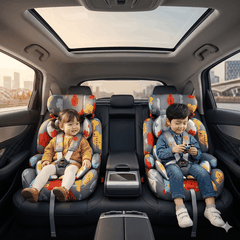 [Ghế trẻ em] Thương hiệu POPMAX IMOOZ( UK ), có khoá ISOFIX, cho 2-12 tuổi (9-36kg) PM2105 ,tháo được tựa - CHỈ CÒN MẪU CHIẾC LÁ