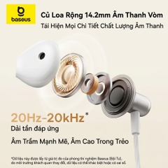 [Instock] Tai nghe có dây BASEUS ANCOK - K1 (Chân cắm Type C) - Kho đối tác