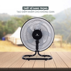 [Instock] Quạt sàn tích điện Kuscheln KRF25-01 , 05 cánh 16inch,  pin 12.000maH (Kho đối tác)