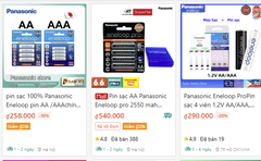 [Order] Pin sạc panasonic eneloop - Đã đóng