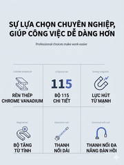 [Order] Bộ tô vít đa năng 115 món