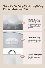 [Order] Gối massage cổ vai gáy (Hàng AUX xoá logo)