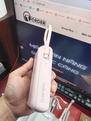 [Thanh lý] PIN ROMOSS 20.000MAH 22.5W KÈM 2 CÁP C+L (Kho đối tác)