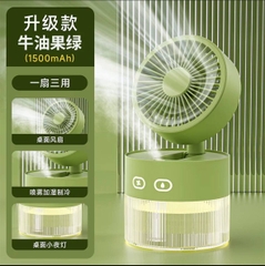 Quạt tích điện phun sương văn phòng, bàn làm việc