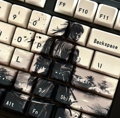 Keycap phím cơ Samurai/Khăn trải bàn tuổi thơ