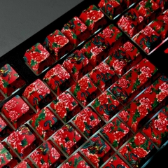 Keycap phím cơ Samurai/Khăn trải bàn tuổi thơ