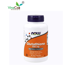Viên uống trắng da Now Glutathione 500mg
