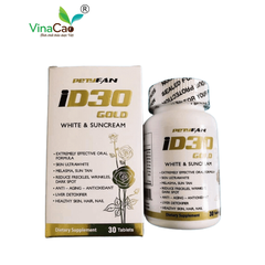 Viên uống trắng da Petyfan iD30 Gold White & Suncream