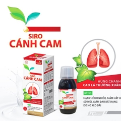 Siro Ho Cánh Cam Vinacao - Thuốc ho cho mọi nhà