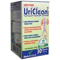 Super Power UriClean - Tan sỏi thận, chống viêm đường tiết niệu