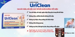 Super Power UriClean Vinacao - Tan sỏi thận, chống viêm đường tiết niệu