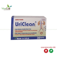 Super Power UriClean Vinacao - Tan sỏi thận, chống viêm đường tiết niệu